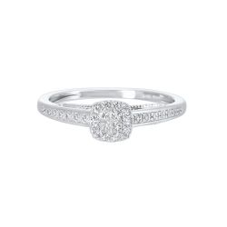 ElAeVel 14K White Gold Diamond Ring