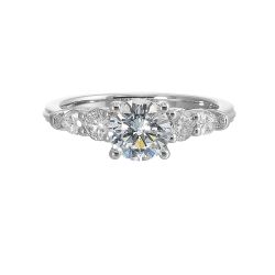 Eternal Journey Diamond Semi-Mount Ring .44CTW