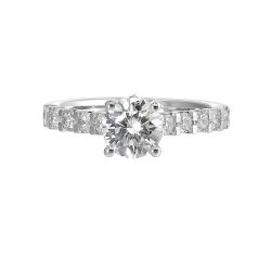 Enduring Spark Semi-Mount Ring .50CTW