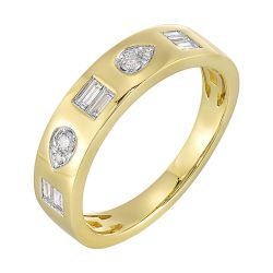 Naomi 14K Yellow Gold Diamond 1/4 CTW Ring