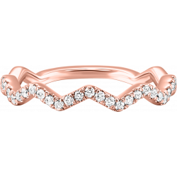 Rose Gold Diamond Ring 