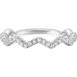 White Gold Diamond Ring 