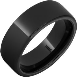 Classic Black Diamond Ceramic Ring