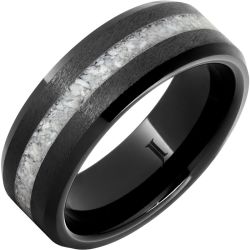Tough as Nails - Black Diamond Ceramic Shark Tooth Ring