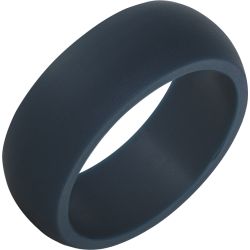 TruBand Silicone Navy Domed Ring