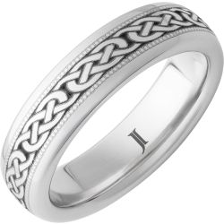 Serinium Ring with Celtic Knot Pattern