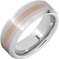 Endeavor - Serinium 14K Rose Gold Inlay Ring
