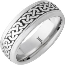 Serinium Ring with Celtic Knot Pattern