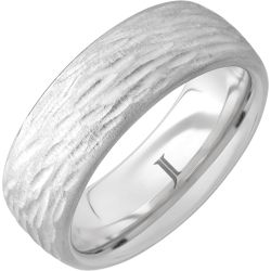 Serinium Ring with Treebark Finish