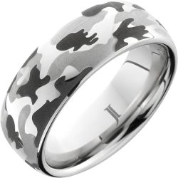 The Hunter - Serinium Camo Engraved Ring