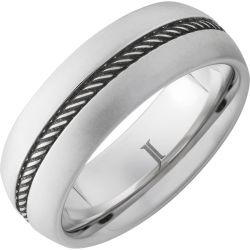 Roundup - Serinium Rope Engraved Ring