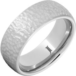 Sernium Dome Ring with Hammer Finish