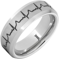 Heartbeat - Serinium Custom Engraved Ring