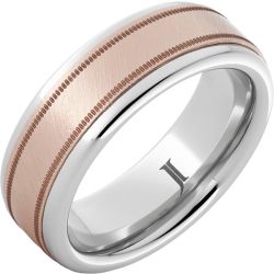 Medici - Serinium 14K Rose Gold Florentine Ring