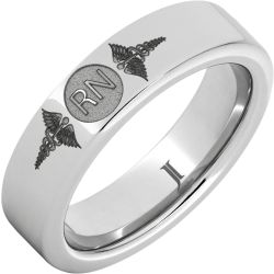 Serinium Ring With Caduceus - Registered Nurse