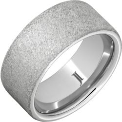 Serinium Men's Ring with Grain Finish