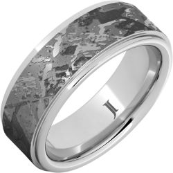 Kuiper - Serinium Meteorite Pattern Engraved Ring