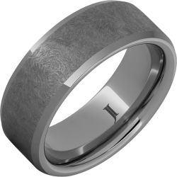 The Sentinel Rugged Tungsten Hand Textured Ring