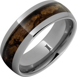 Churchill - Rugged Tungsten Maduro Cigar Inlay Ring