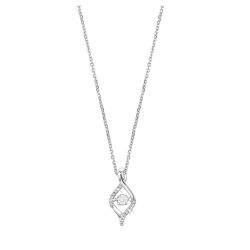Silver Diamond ROL Pendant