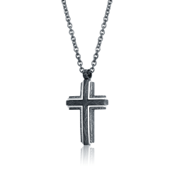 Steel Cross Pendant