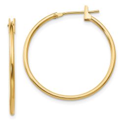 Giggles 14k Madi K 1mm Hoop Earrings