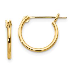 Luna 14k Madi K 1.25mm Half Hoop Earrings