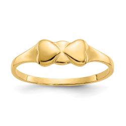Skippy Shine 14k Madi K Heart Baby Ring