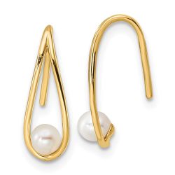 Giggles 14k Madi K Freshwater Cultured Pearl Teardrop Earrings