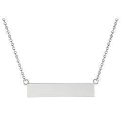 Sterling Silver Bar Necklace