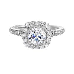 Eternal Romance Halo Semi-Mount Ring .45CTW