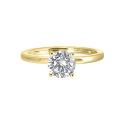 Golden Halo Elegance Semi-Mount Ring .10CTW