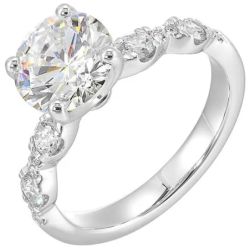 Sylvan Glow Diamond Semi-Mount Ring