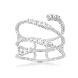 14k White Gold .45ctw Diamond Fashion Ring