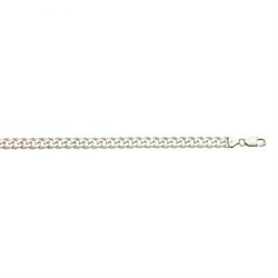 Sterling Silver 7.0mm 24" Curb Chain