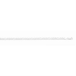 Sterling Silver 5.2mm 20" Figaro Chain