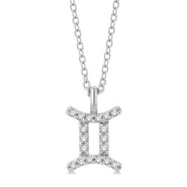 Gemini Zodiac Diamond Pendant | Dunkin's Diamonds